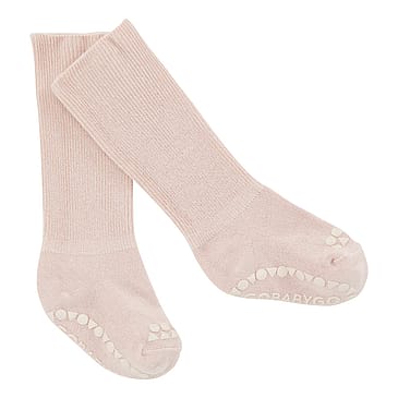 GoBabyGo Skridsikre Strømper Soft Pink 0-6 mdr.