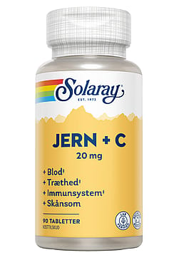 Solaray Jern +C 90 tabl.