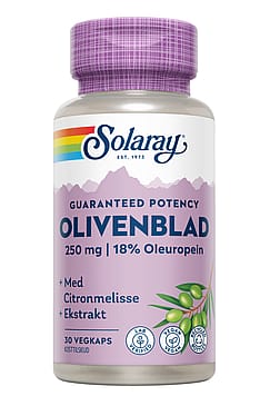 Solaray Olivenblad 30 kaps.