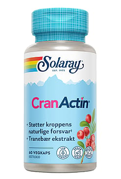 Solaray CranActin Tranebær 60 veg. kaps.