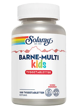 Solaray Barne-Multi tyggevitaminer til børn 100 tabl.