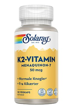 Solaray K2-vitamin 50 mcg 30 kaps.