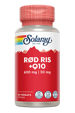 Solaray Rød Ris +Q10 60 kaps.