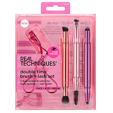 Real Techniques Double Time Retractable Brush Set