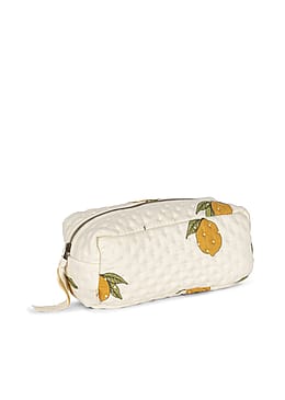 Konges Sløjd Small Quilted Toiletry Bag Mon Grand Citron