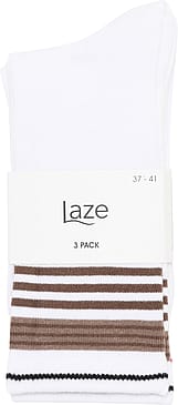 Laze Sneak Sock Bamboo 3-pak Sort 37/41