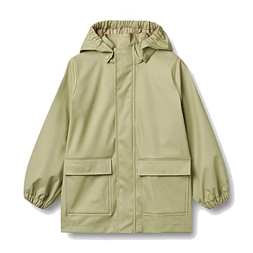 WHEAT Rainwear Ollo Jacket Green Tea Str 116/6 år
