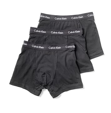 CALVIN KLEIN Boxer Briefs 3-Pak Black L