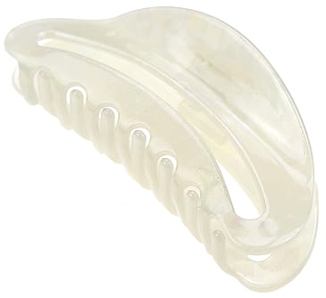 Senze Hårklemme i akryl Offwhite 12 cm