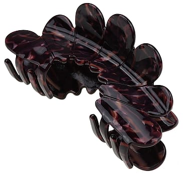 Senze Hårklemme i akryl Aubergine 11 cm