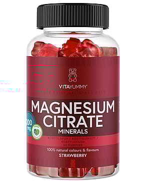 VitaYummy Magnesium Citrate Strawberry 60 stk.