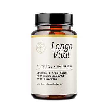 Longo Vital D-Vitamin 40µg + Magnesium 60 stk