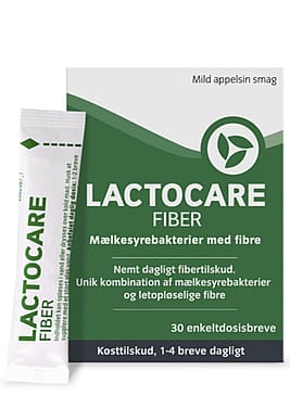 Lactocare Fiber Mælkesyrebakterier Fiber 30 Breve