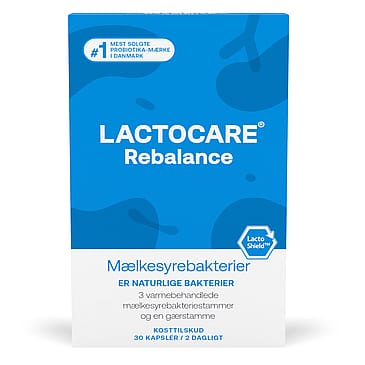 Lactocare Rebalance Mælkesyrebakterier 30 Kapsler