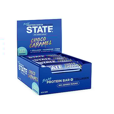State Drinks Protein+ Bar 12-pak Choko/Caramel 50 g