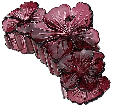 Senze Faldklemme Plast Aubergine