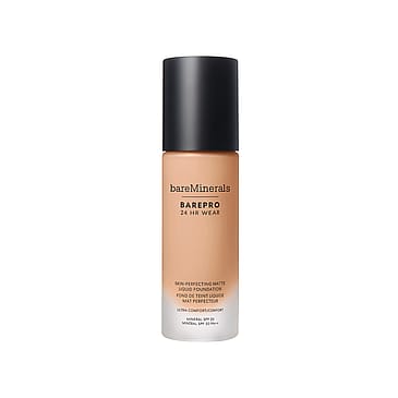 bareMinerals BAREPRO 24HR Wear Skin-Perfecting Matte Liquid Foundation Mineral SPF 20 Light 26 Cool