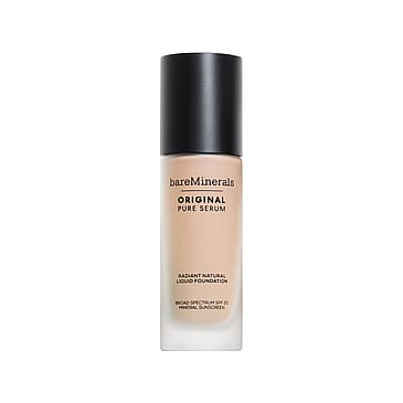 bareMinerals ORIGINAL Pure Serum Radiant Natural Liquid Foundation Mineral SPF 20 Fair Cool 1