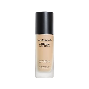 bareMinerals ORIGINAL Pure Serum Radiant Natural Liquid Foundation Mineral SPF 20 Fair Warm 1