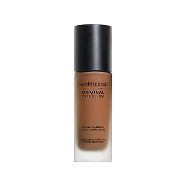 bareMinerals ORIGINAL Pure Serum Radiant Natural Liquid Foundation Mineral SPF 20 Deep Neutral 5