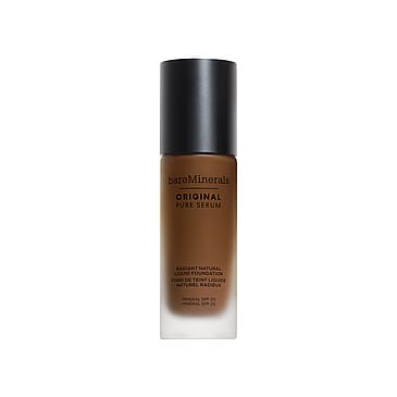 bareMinerals Original Pure Serum Radiant Natural Liquid Foundation Mineral SPF20 Deep Warm 6