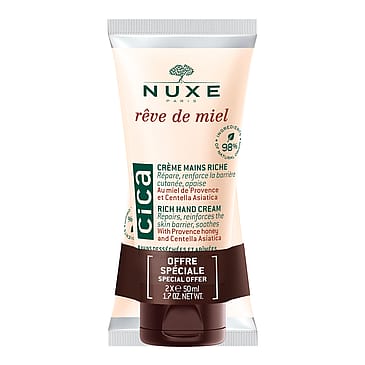 Nuxe Reve de Miel Cica Hand Cream Duo Pack 2 x 50 ml