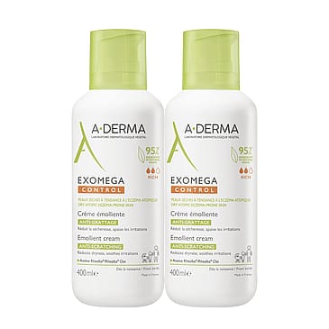 A-DERMA Exomega CONTROL Cream Duopack 2 x 400 ml