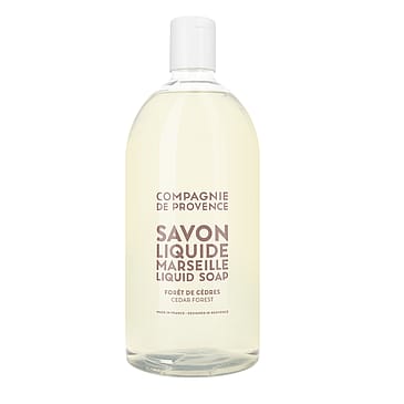 COMPAGNIE DE PROVENCE Liquid Marseille Soap Refill Cedar Forest 1000 ml