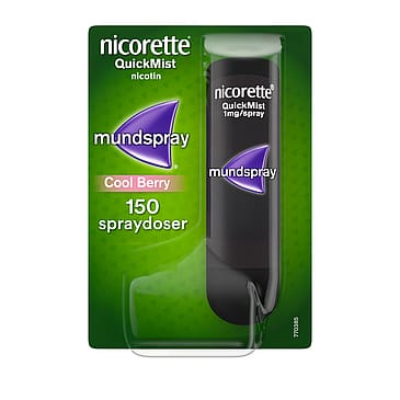 Nicorette® QuickMist Cool Berry 1 mg/spray, mundhulespray, opløsning 1 stk.