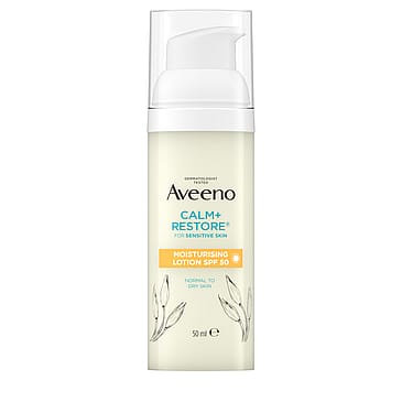 Aveeno CALM+RESTORE Moisturising Lotion SPF50 50 ml