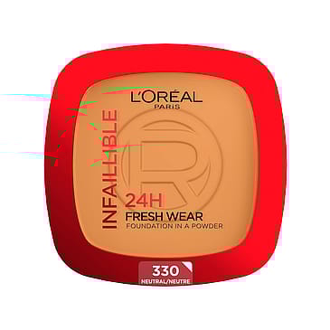 L'Oréal Paris Infaillible 24H Fresh Wear Foundation in a Powder Pudderfoundation 330 Warm Undertone