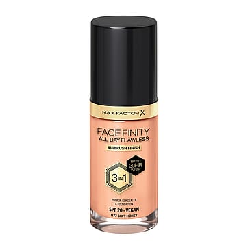 Max Factor Facefinity All Day Flawness 3in1 Liquid Foundation 77 Soft Honey