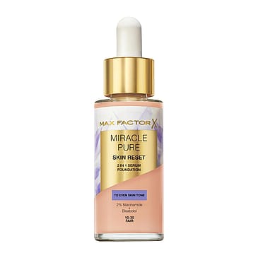 Max Factor Miracle Pure Skin Reset 2 In 1 Serum Foundation 10-30 Fair