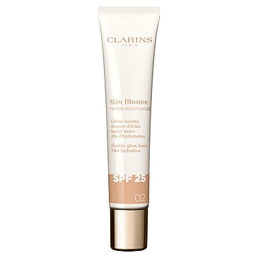 Clarins Skin illusion tinted moisturizer SPF 25 02.5