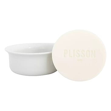 Plisson Limoges Porcelænsskål med barbersæbe 1 stk