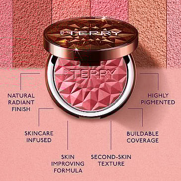 By Terry Tea to Tan Powder Blush N1 Rosy Romance