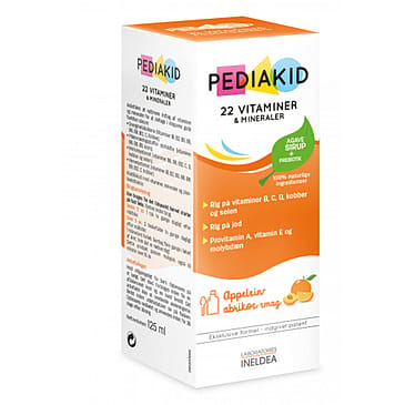 Pediakid 22 Vitamins Sirup Apricot & Orange 125 ml