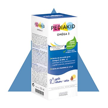 Pediakid Oméga 3 Vitacholine SirupLemon Cola 125 ml