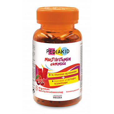 Pediakid Gummies Multivitamins Cherry 60 stk.