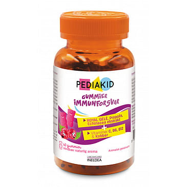 Pediakid Gummies Immunity Raspberry 60 stk.