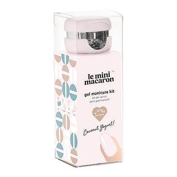 Le mini macaron Gel Manicure Kit Coconut Yogurt