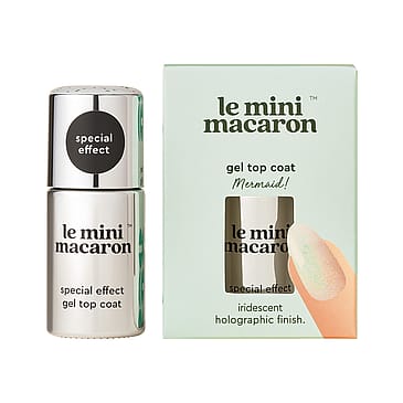 Le mini macaron Silver Glitter Gel Top Coat 8,5 ml