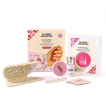 Le mini macaron Soft Gel Tips Starter Kit