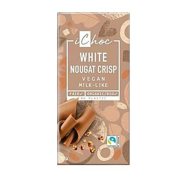 Coala's Naturprodukter Ichoc White Nougat Crisp Choco Ø 80 g