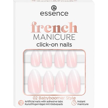 Essence French Manicure Click-On Nails Nude