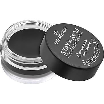 Essence Stay & Play Gel Eyeliner Pot 01 Black