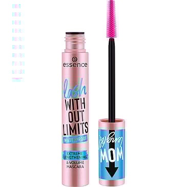 Essence Lash Without Limits Waterproof Extreme Lengthening & Volume Mascara 03 Black Waterproof