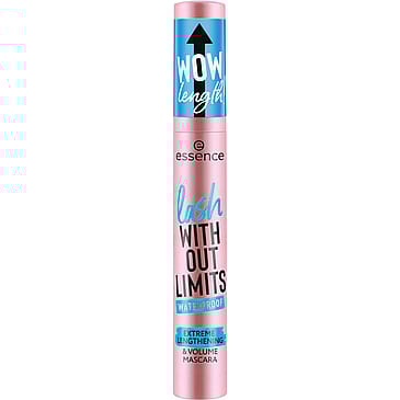Essence Lash Without Limits Waterproof Extreme Lengthening & Volume Mascara 03 Black Waterproof