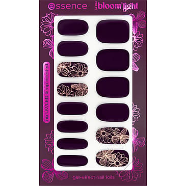 Essence in the bloom'light gel-effect nail foils Violet