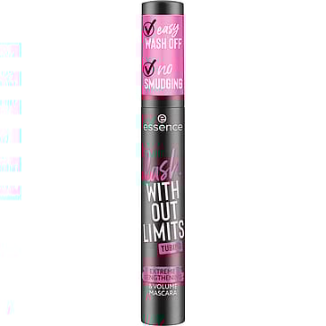 Essence Lash Without Limits Tubing Extreme Lengthening & Volume Mascara 04 Black Tubing